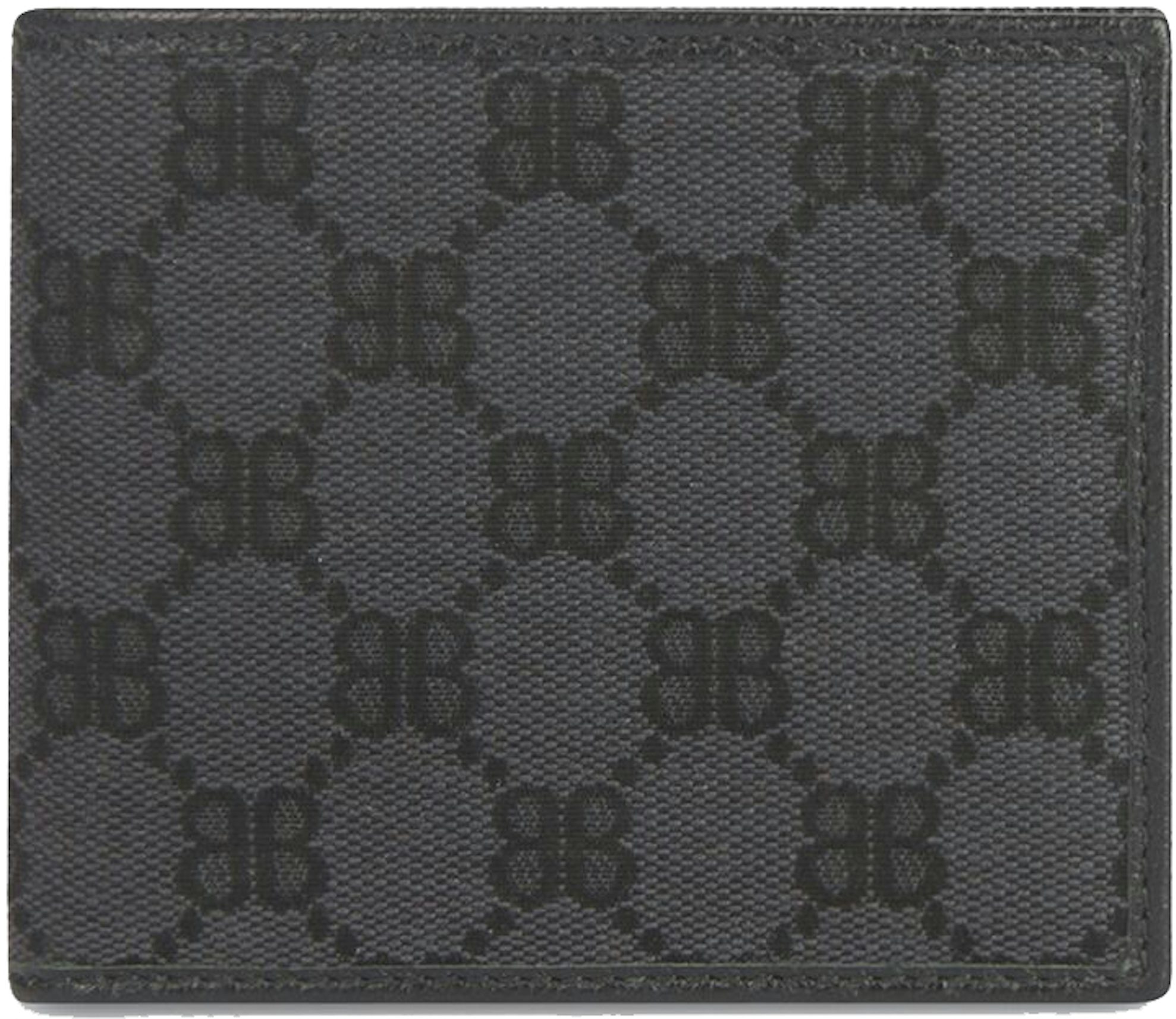Balenciaga x Gucci The Hacker Project Bi-Fold Wallet in Charcoal Canvas  Dark grey Cloth ref.862187 - Joli Closet
