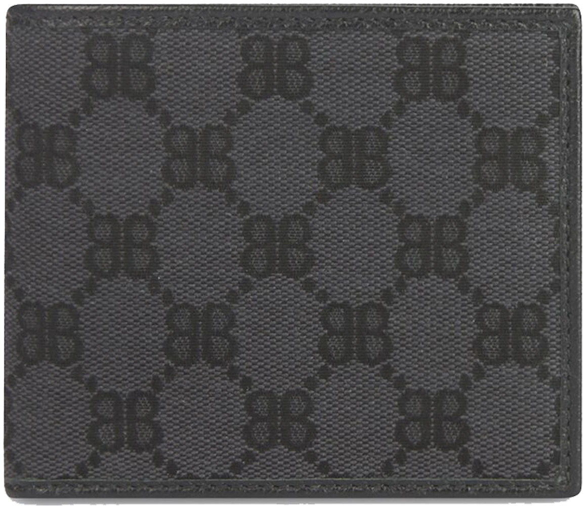 Gucci x Balenciaga The Hacker Project Bi-Fold Wallet Black