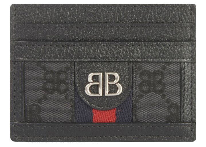 Gucci x Balenciaga The Hacker Project Card Case Black