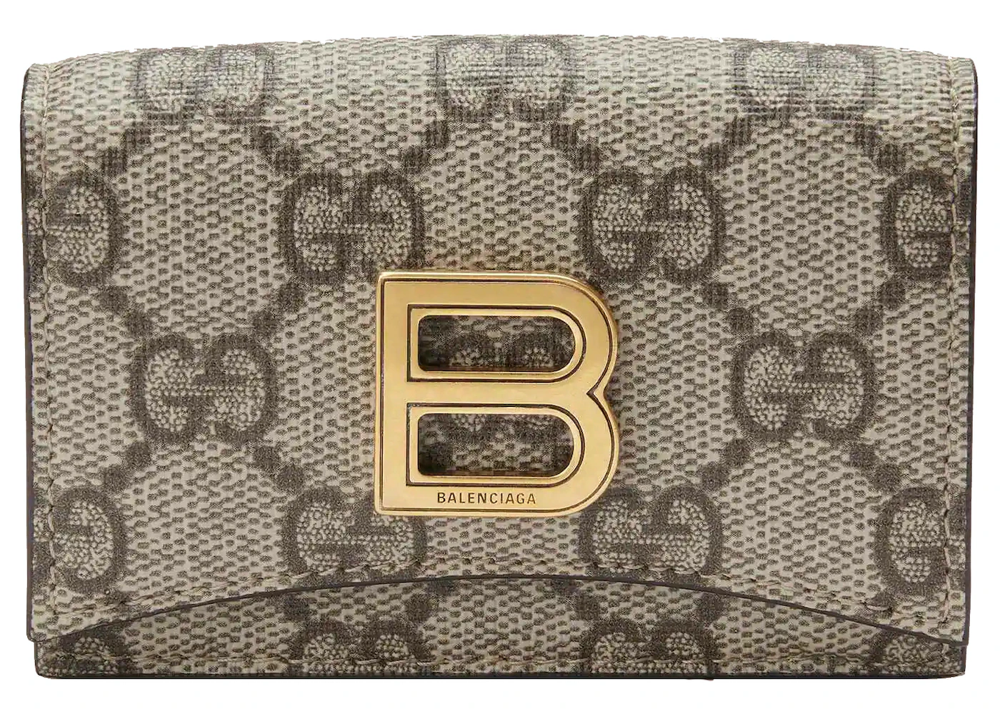 salami Decaer Recuerdo Gucci x Balenciaga The Hacker Project Card Case Wallet Beige/Ebony in  Canvas/Leather with Gold-tone - ES