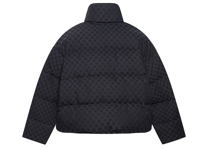 GUCCI Monogrammed Canvas-Trimmed Padded Ripstop Hooded Down Jacket for Men  | MR PORTER