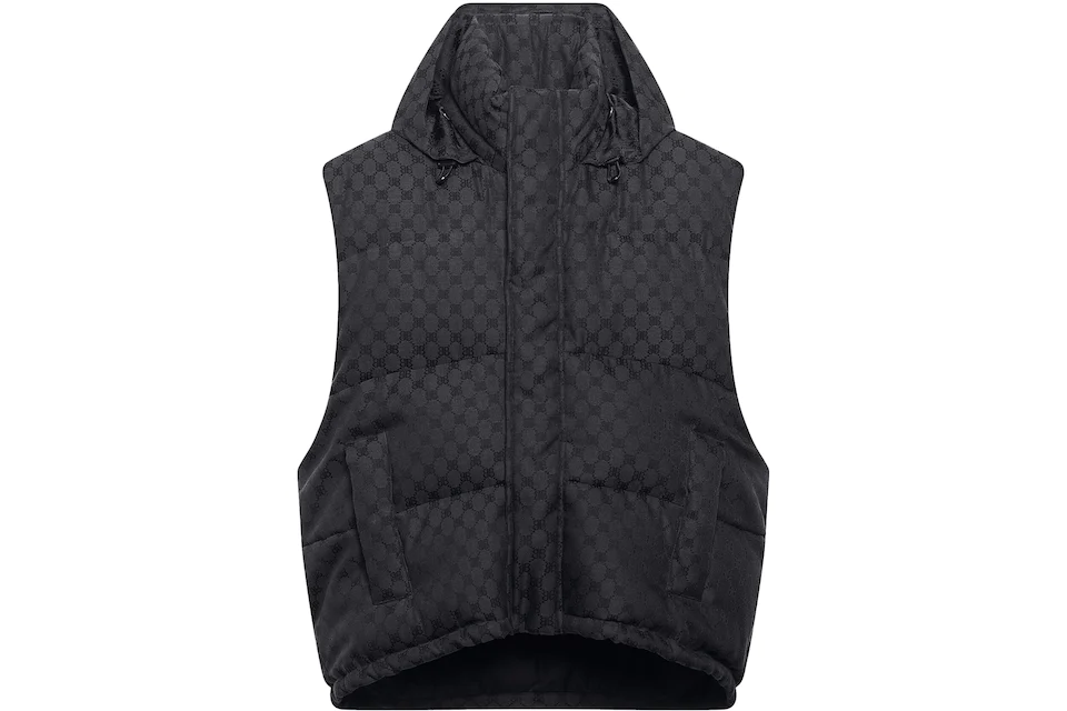 Gucci x Balenciaga The Hacker Project Hacker Cocoon Puffer Vest Black ...