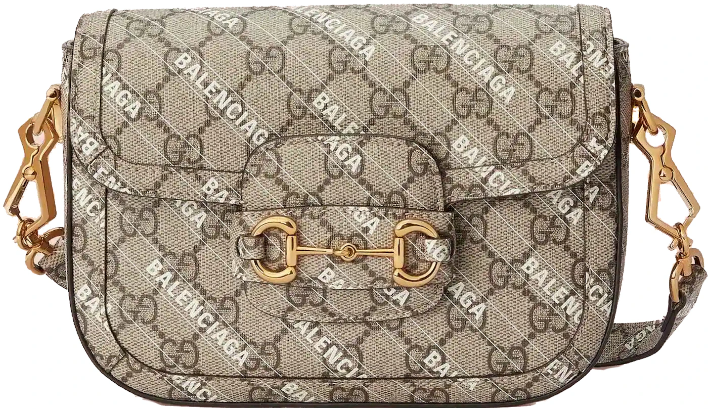 Gucci x Balenciaga The Hacker Project Small Hourglass Bag Beige/Ebony in  Canvas/Leather with Gold-tone - US