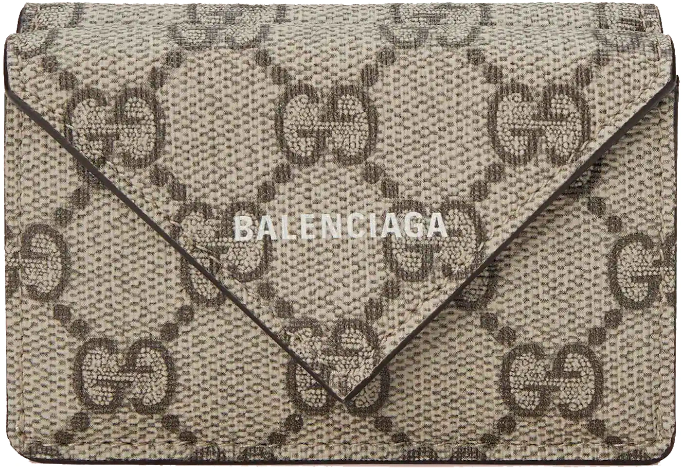 Udtale Nord Vest midtergang Gucci x Balenciaga The Hacker Project Papier Mini Wallet Beige/Ebony in  Canvas - US