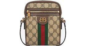 Gucci x Balenciaga The Hacker Project Shoulder Zip Bag Beige