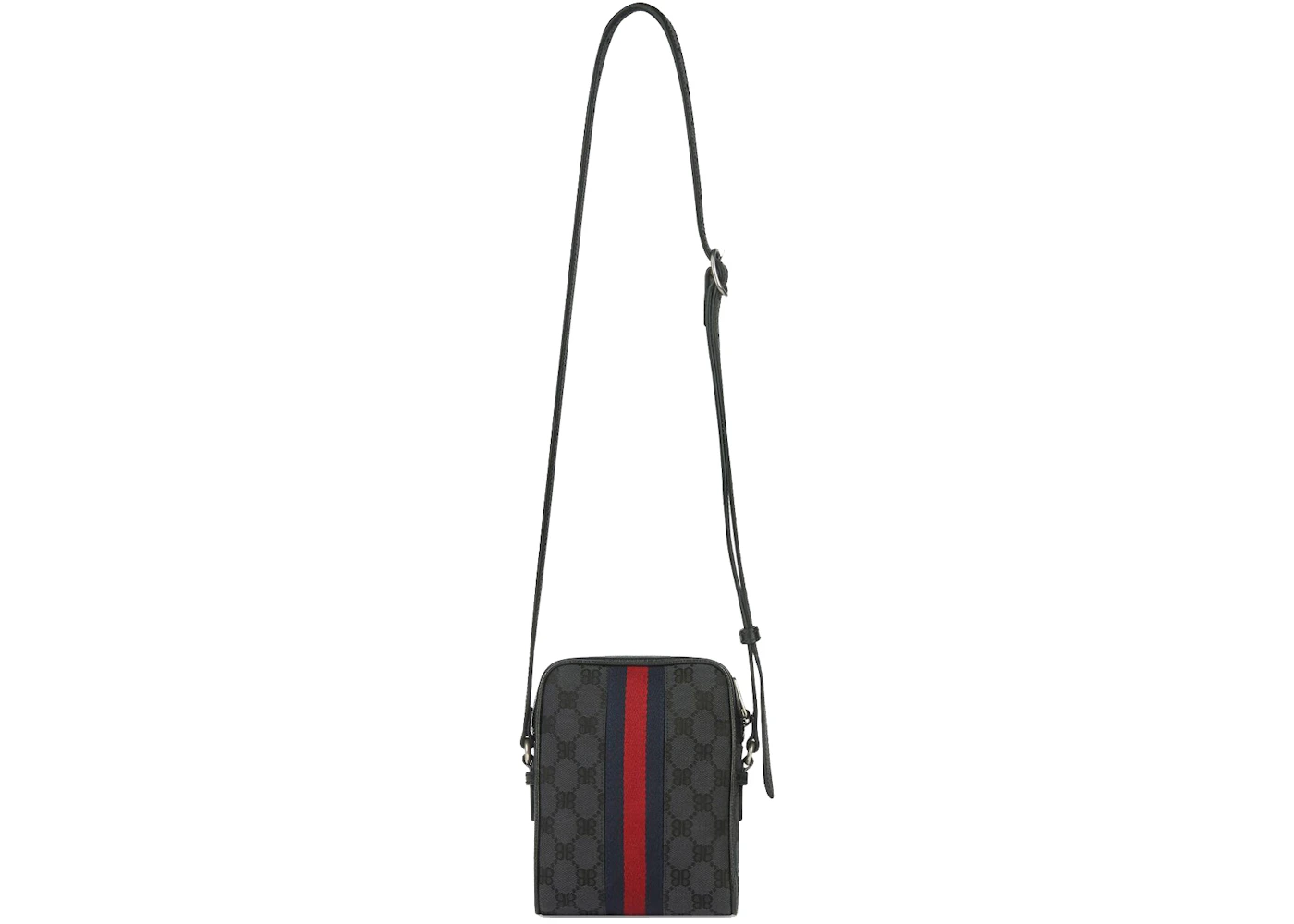 Gucci x Balenciaga The Hacker Project Shoulder Zip Bag Black in Canvas ...