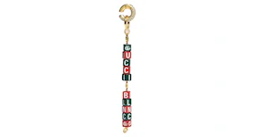 Gucci x Balenciaga The Hacker Project Single Earring With Symbols Green/Red