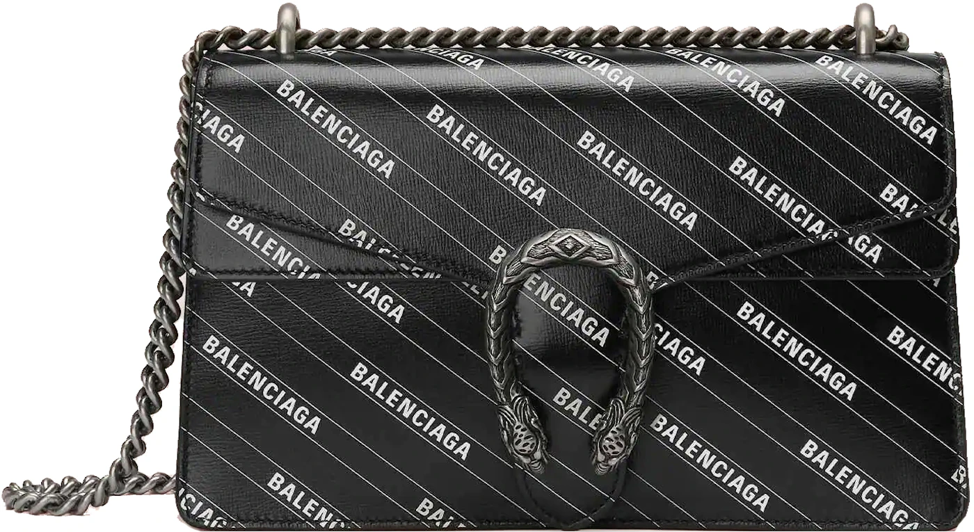 Gucci x Balenciaga The Hacker Project Small Dionysus Bag Black in ...