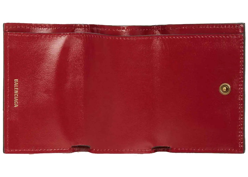 Balenciaga card holder on sale red