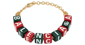 Gucci x Balenciaga The Hacker Project Symbols Bracelet Green/Red