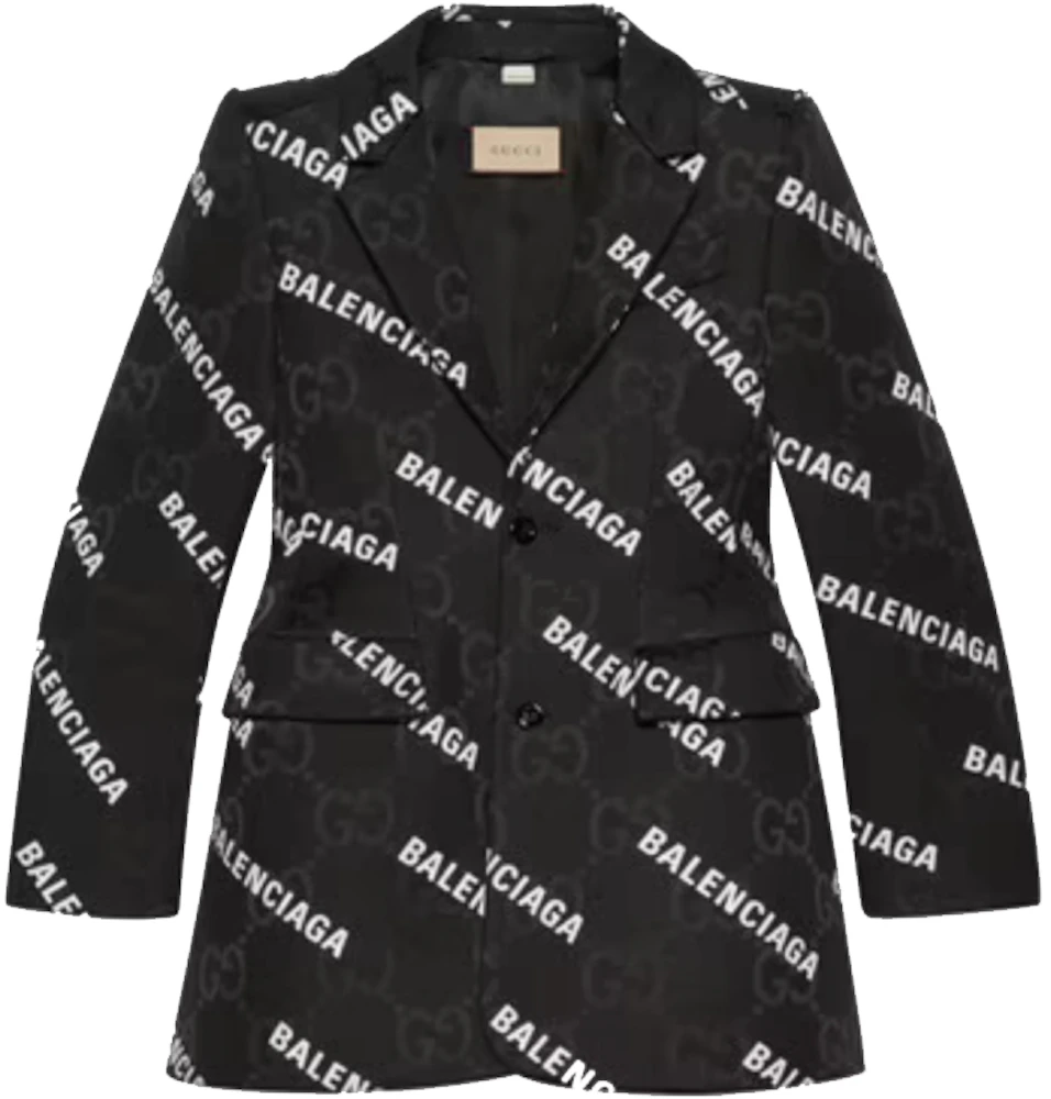 Gucci x Balenciaga The Hacker Project Canvas Jacket Black Men's - FW21 - US