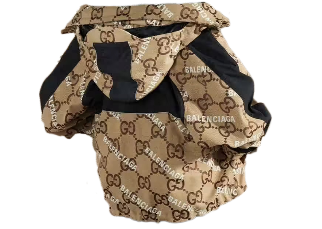 Gucci x Balenciaga The Hacker Project Jumbo GG Jacket Beige/Ebony 