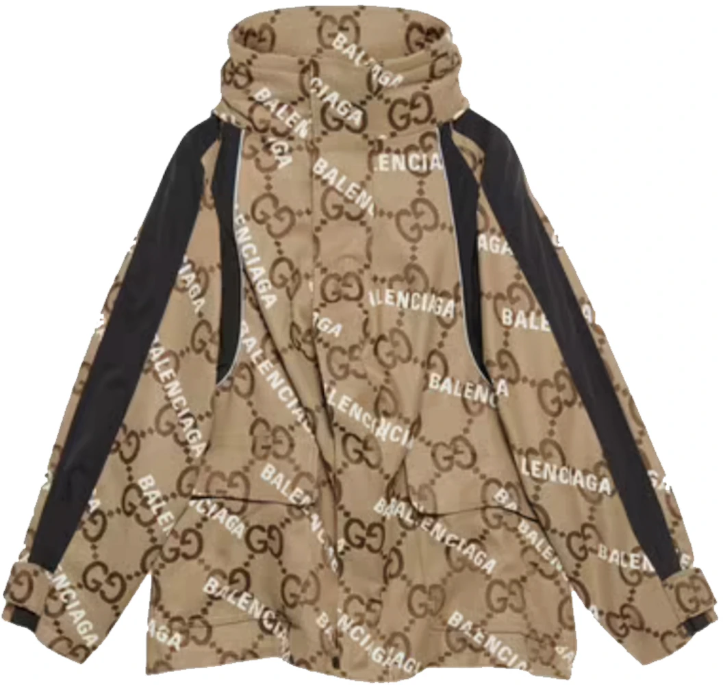 Gucci X Balenciaga The Hacker Project Jumbo GG Jacket Beige/Ebony pour  femmes
