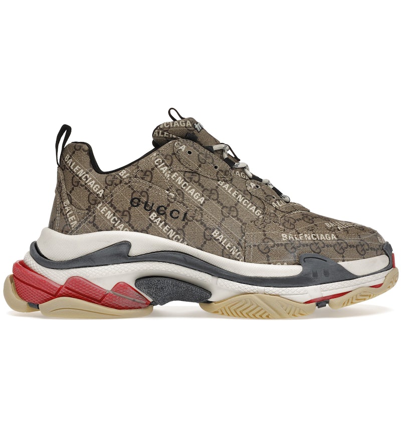 Gucci x Balenciaga The Hacker Project Triple S Beige Men's