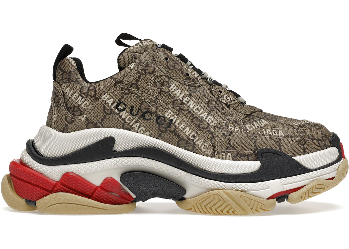 Gucci x Balenciaga The Hacker Project Triple S Beige (Women's
