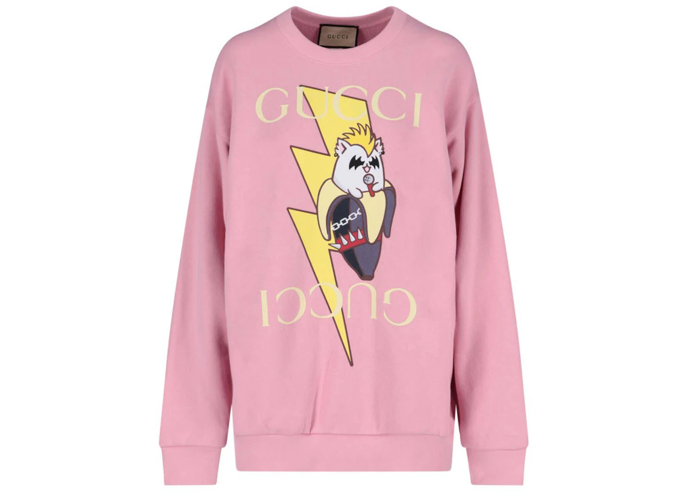 Gucci x Bananya Printed Sweatshirt Pink