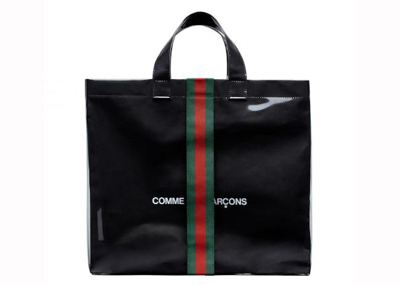 Gucci x Comme des Garcons Tote Bag Black in Plastic - US