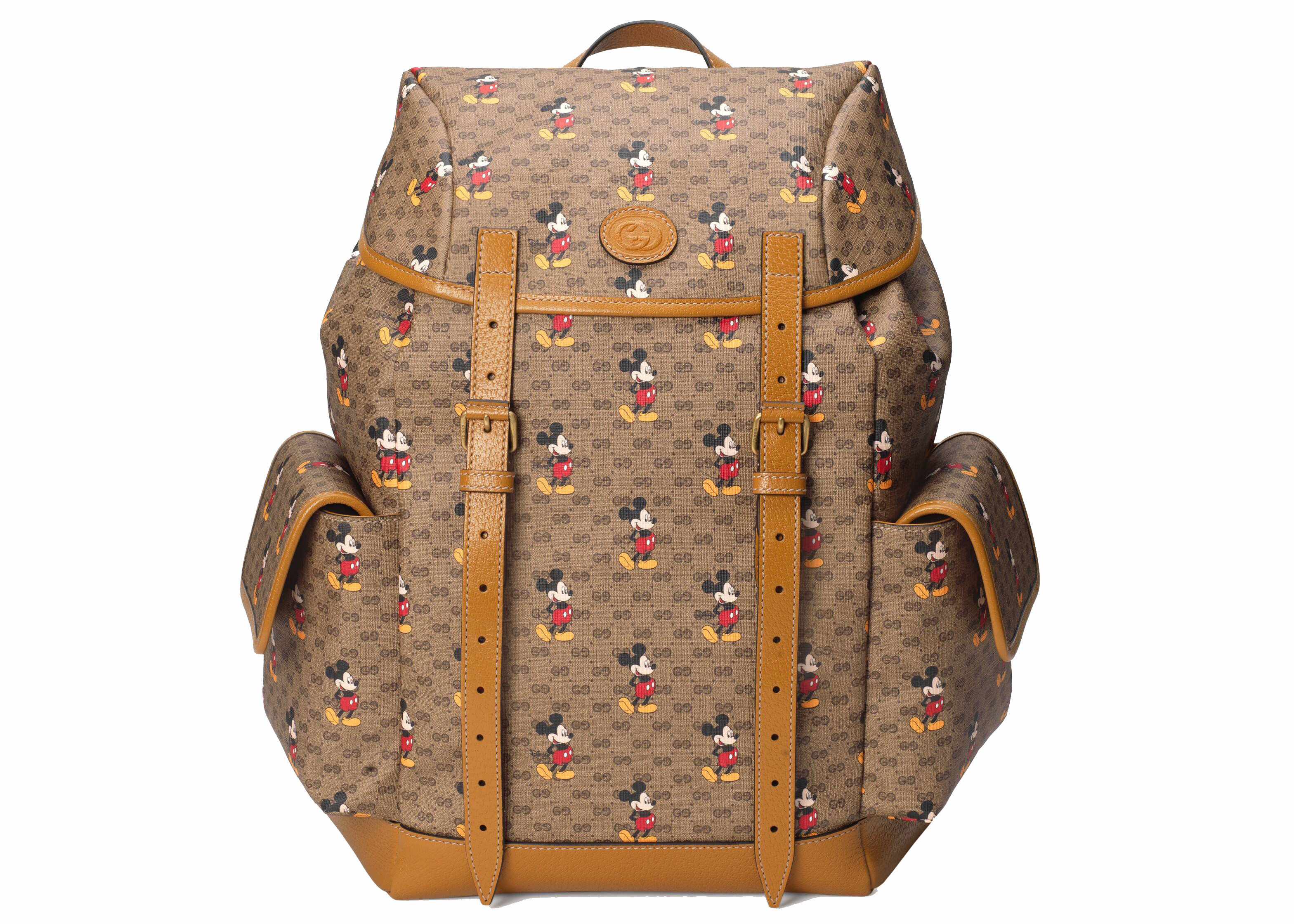 Miscellaneous goods [Damaged items] Mickey Mouse Carry Backpack 23  Signature Canvas With Sports Patch 