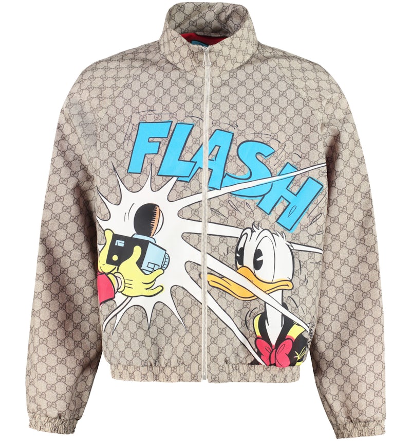 Mickey Mouse Gucci Man Coat Gucci 'Mickey Mouse' Down Jacket Blue