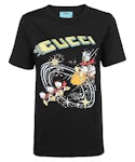 Gucci x Disney Donald Duck Monogram Silk Shirt Beige Men's - US