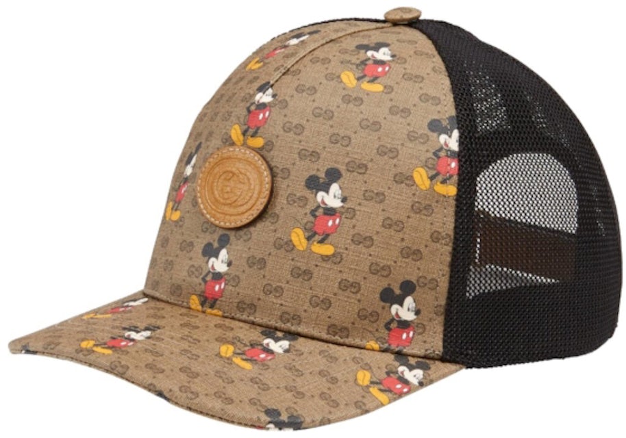 GUCCI and Disney Mickey Mouse Collaboration Baseball Unisex Hat in Size L
