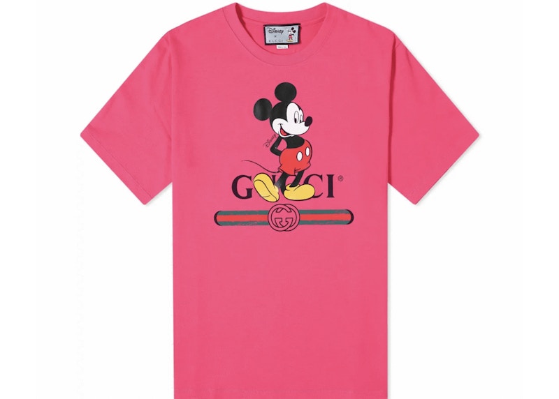 Gucci x Disney Mickey Mouse T-shirt Pink メンズ - JP