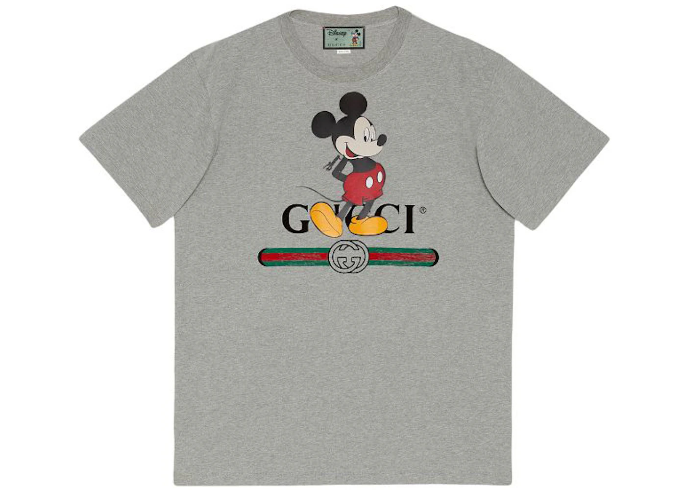 Gucci x Disney Oversized Logo-Print T-shirt Grey - US