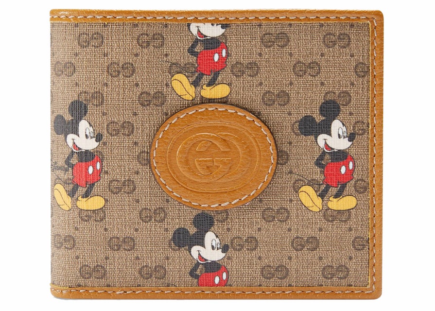 Gucci x Disney Brown GG Coated Canvas Mickey Mouse Mini Backpack