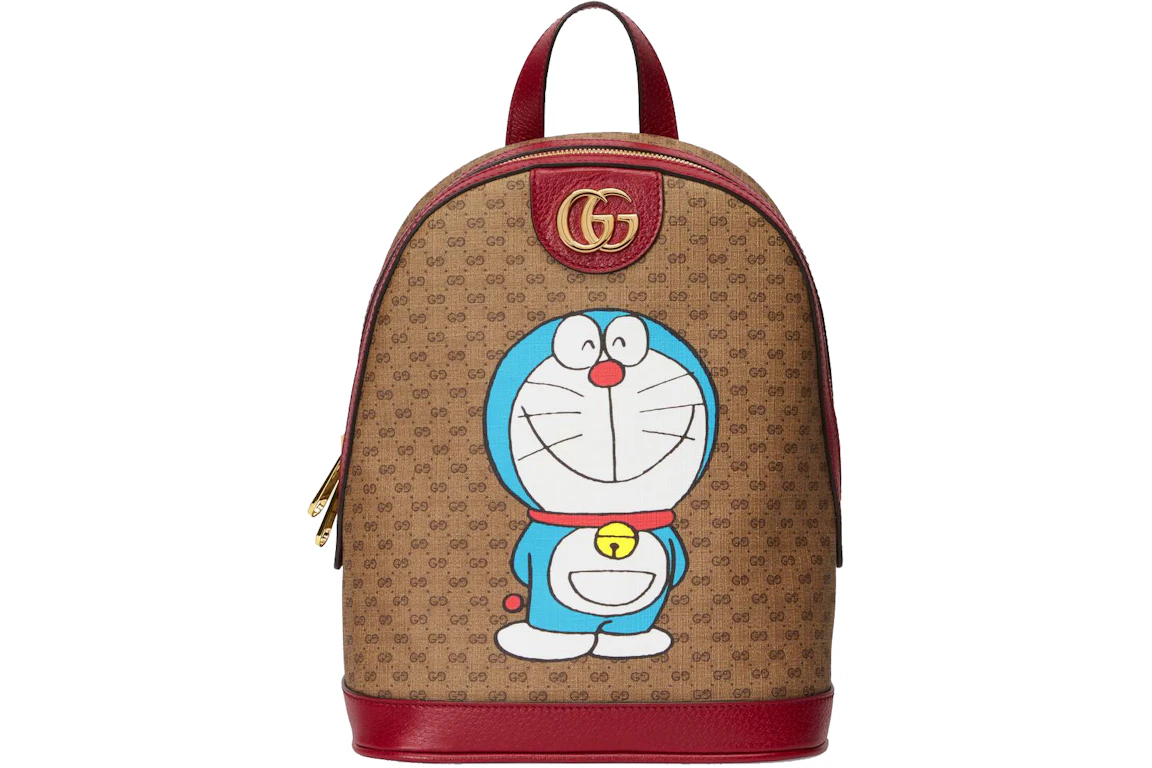 Gucci x Doraemon Backpack Small Ebony/Beige