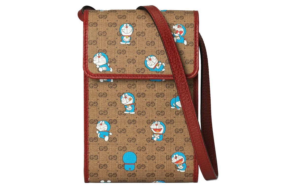 Pre-owned Gucci X Doraemon Bag Ebony/beige
