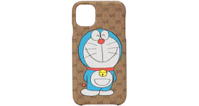 Gucci x Doraemon iPhone 11 Phone Case Ebony/Beige