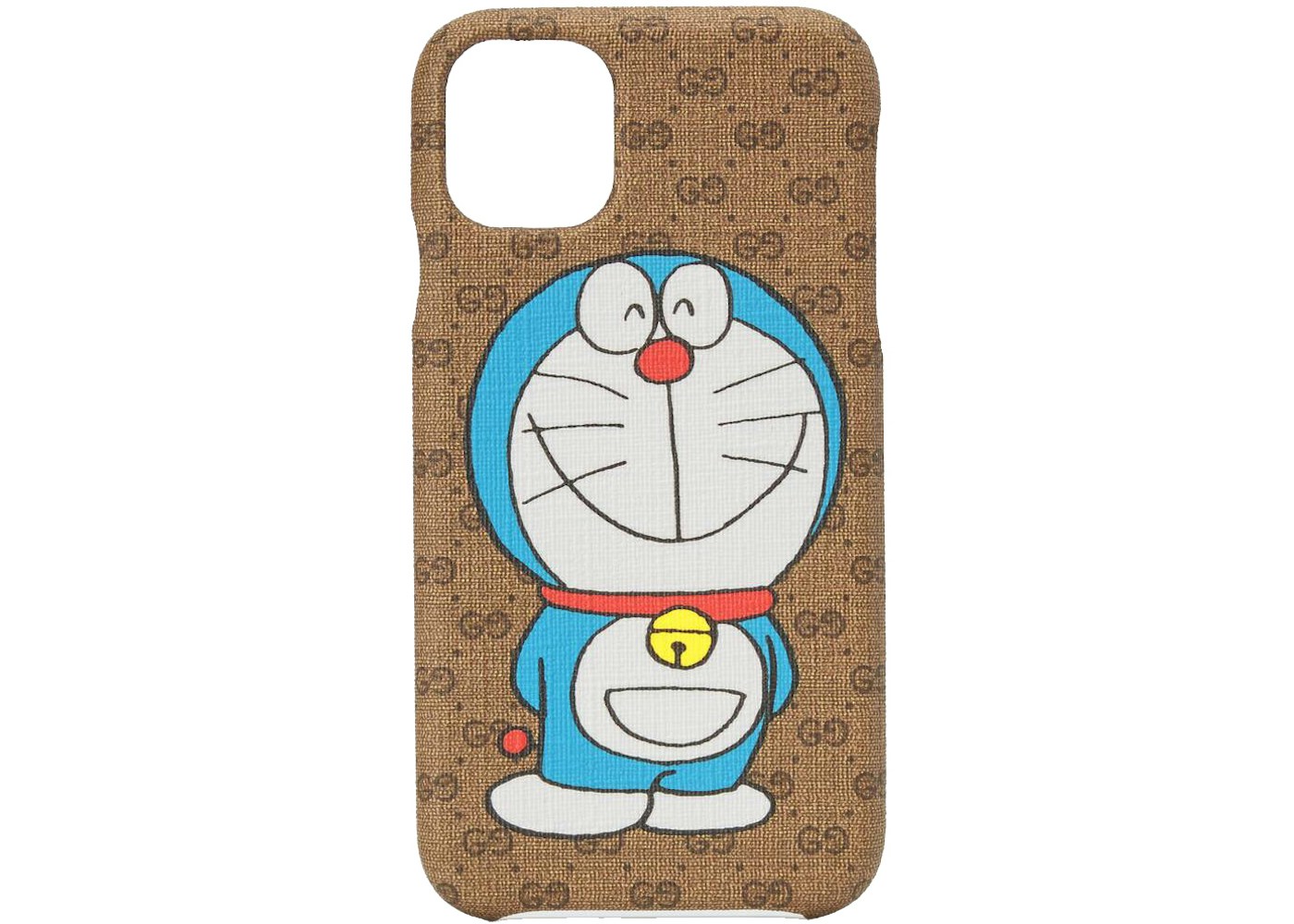 Gucci X Doraemon Iphone 11 Phone Case Ebony Beige In Canvas Gucci X Doraemon Iphone 11 Phone Case Ebony Beige In Canvas