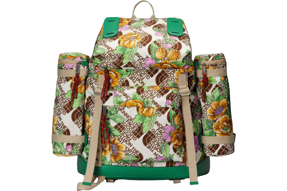 Gucci x The North Face Large Backpack Green Multi