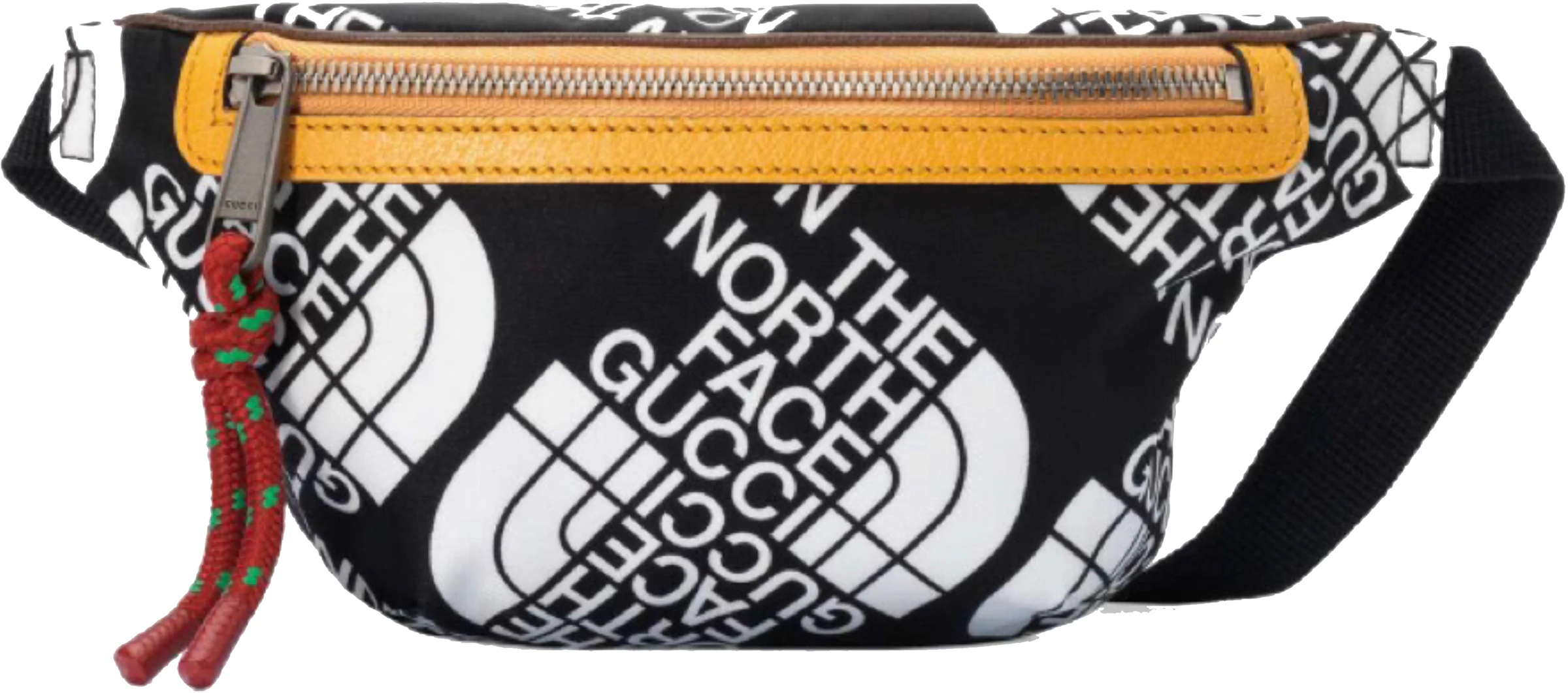 Gucci x The North Face Belt Bag Black/White in Canvas with Antique  Silver-tone - US