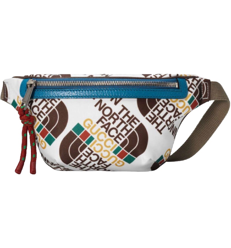 Gucci x The North Face Belt Bag Brown/White in Canvas with