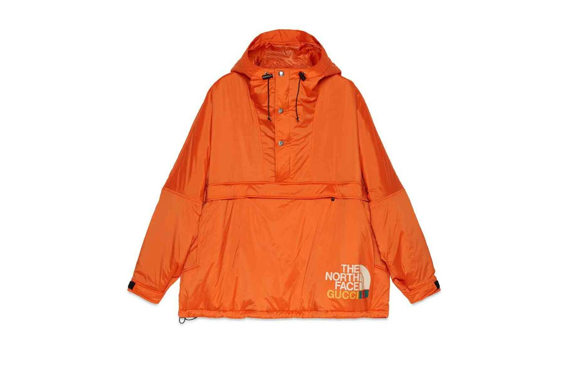 Pre-owned Gucci X The North Face Anorak Jacket Orange