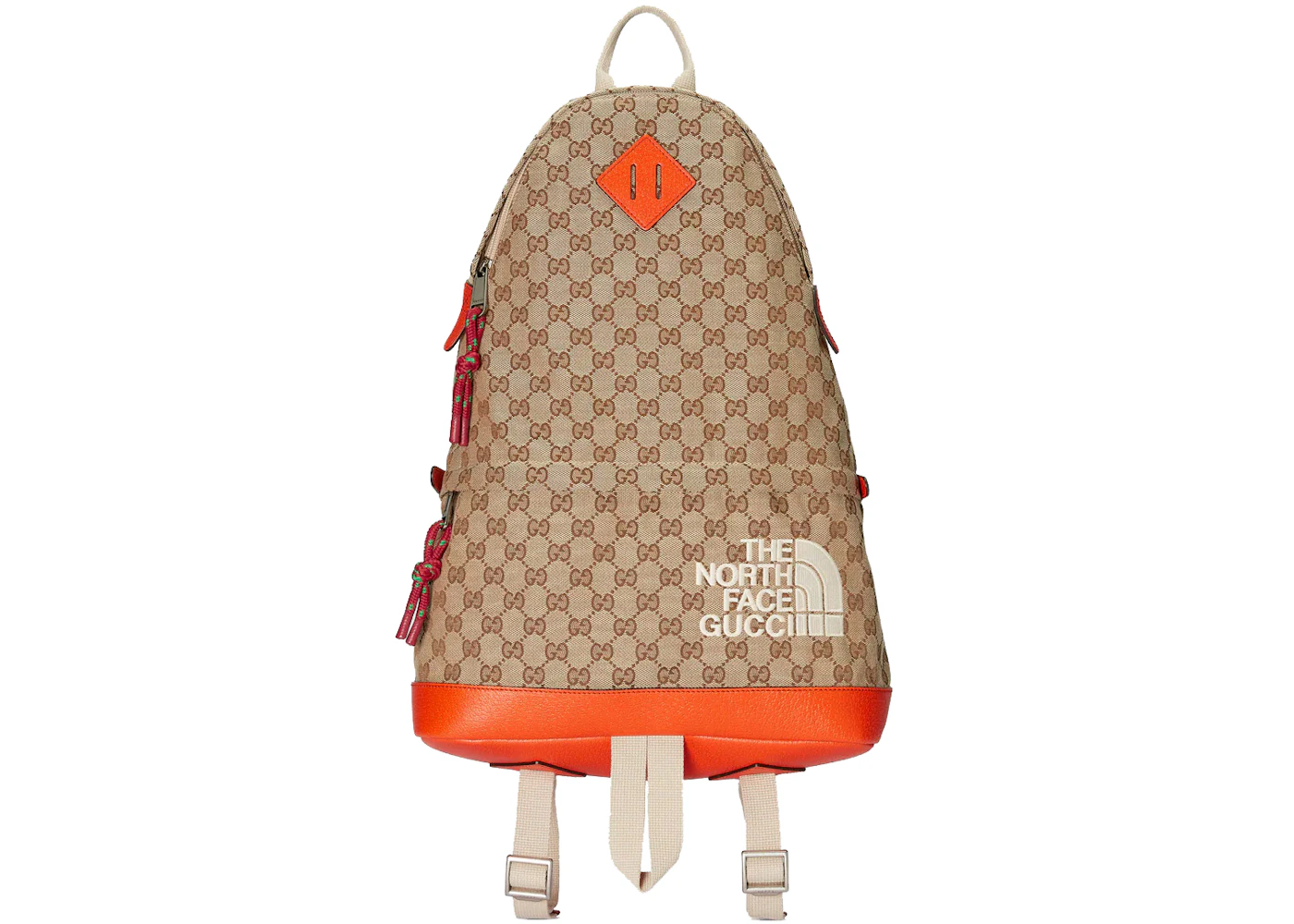 Gucci x The North Face Backpack Beige/Ebony in Nylon with Silver