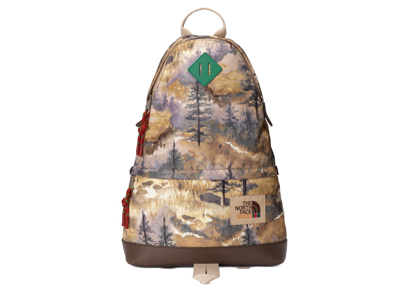 Gucci x The North Face Large Backpack Green Multi