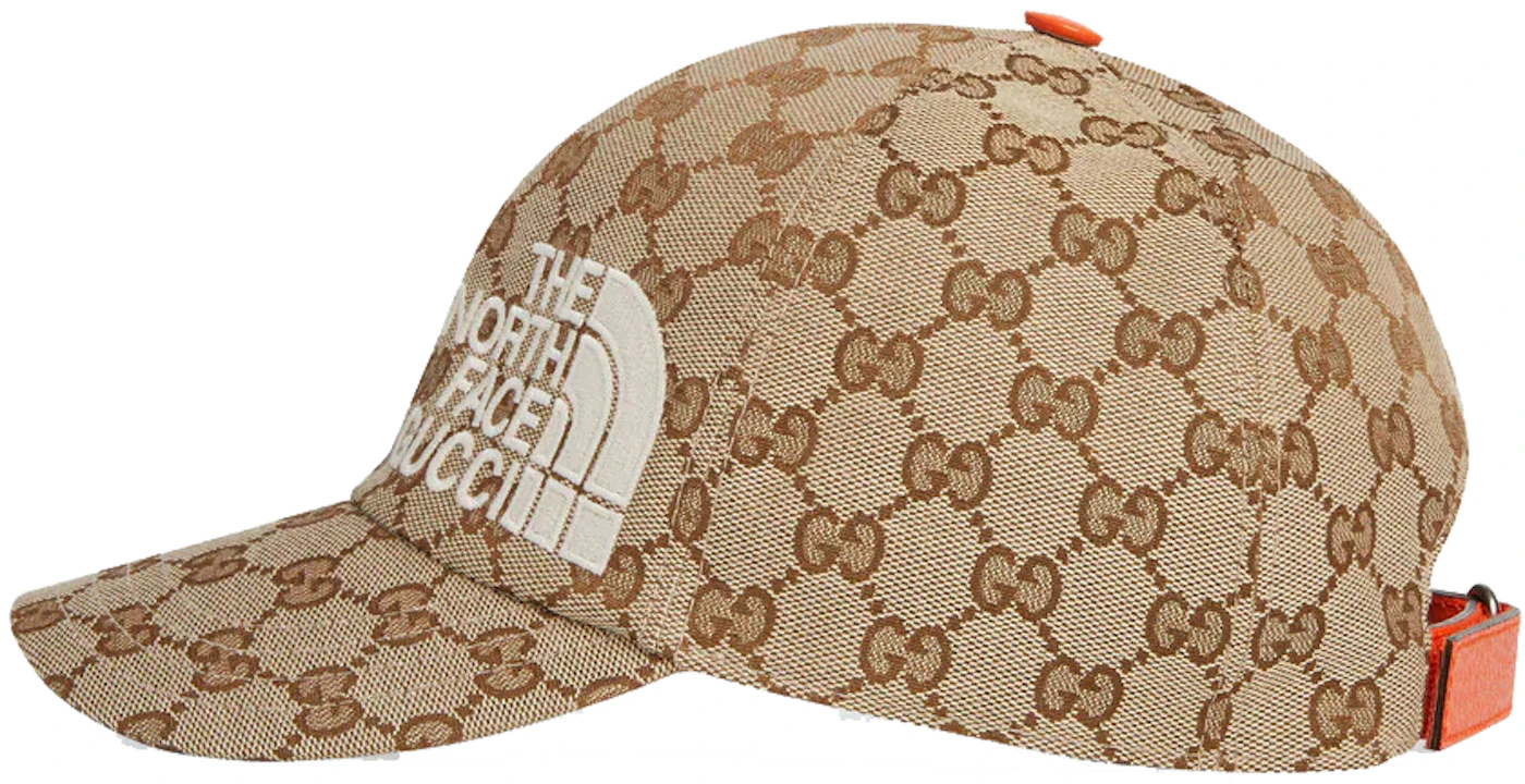 Gucci x The North Face Baseball Hat Beige/Ebony in Nylon - US