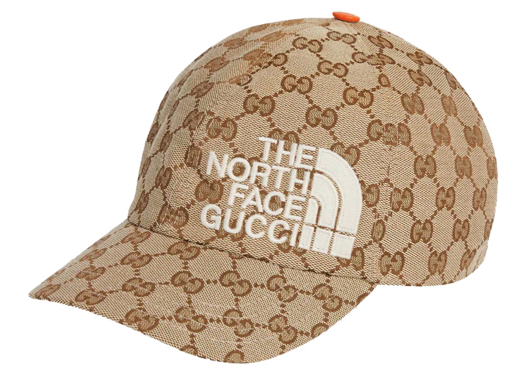 Pre-owned Gucci X The North Face Baseball Hat Beige/ebony
