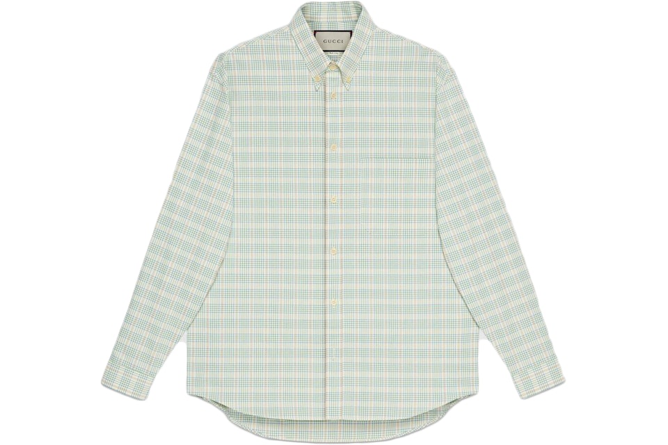 Gucci X The North Face Button Down Shirt White Green Ss21 Gucci X The North Face Button Down Shirt White Green Ss21