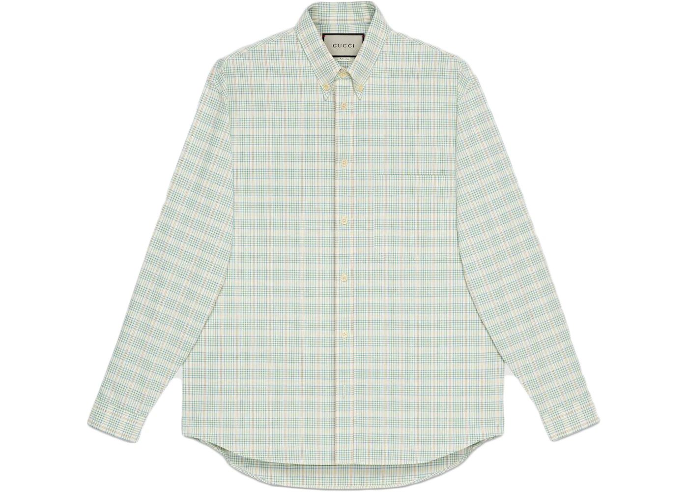 Gucci x The North Face Button-Down Shirt White/Green Men's - SS21 - US