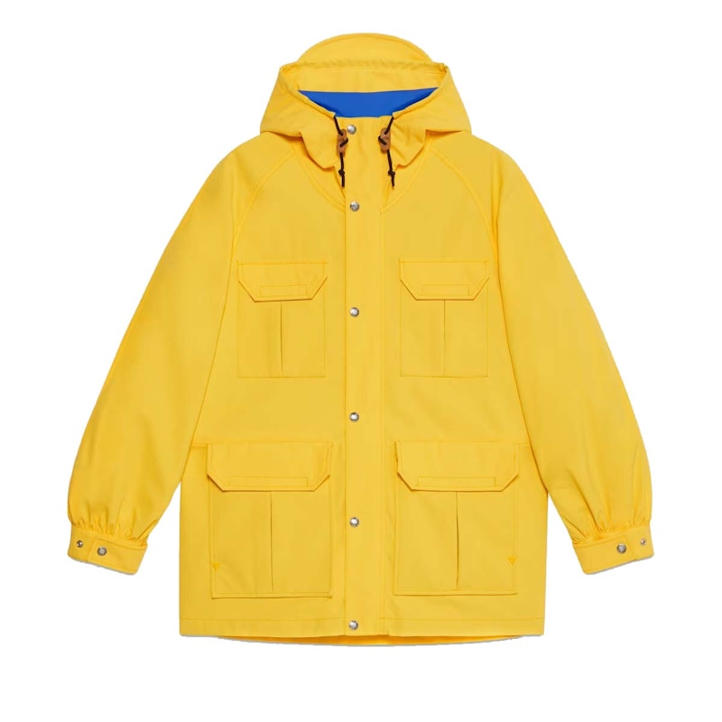 North face clearance coat yellow