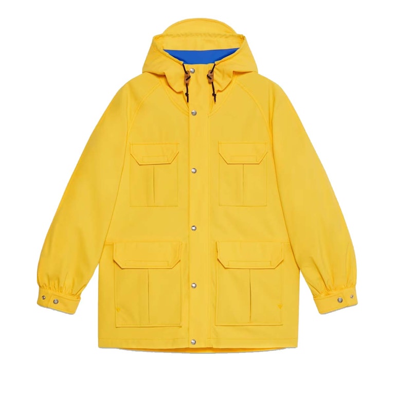 Pre-owned Gucci X The North Face Coat Yellow