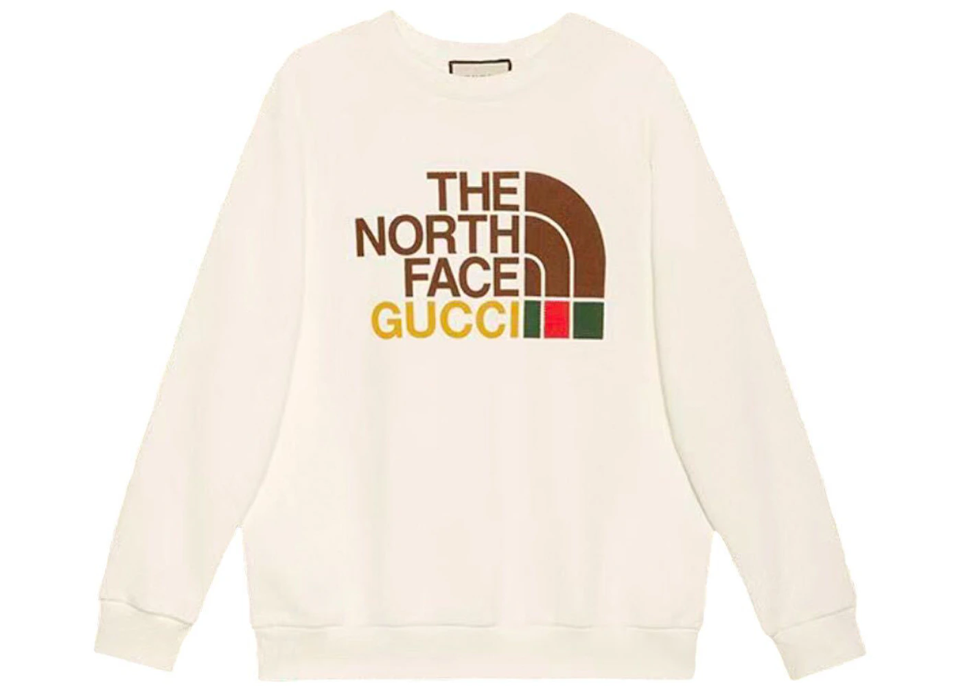 Gucci x The North Face Cotton Sweater Beige Men's SS21 US