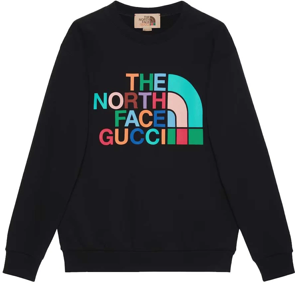 Lake Taupo Undvigende lancering Gucci x The North Face Cotton Sweatshirt Black/Multicolor - FW22 Men's - US