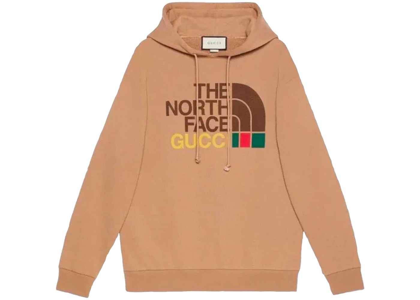 Gucci X The North Face Cotton Hoodie Brown Ss21