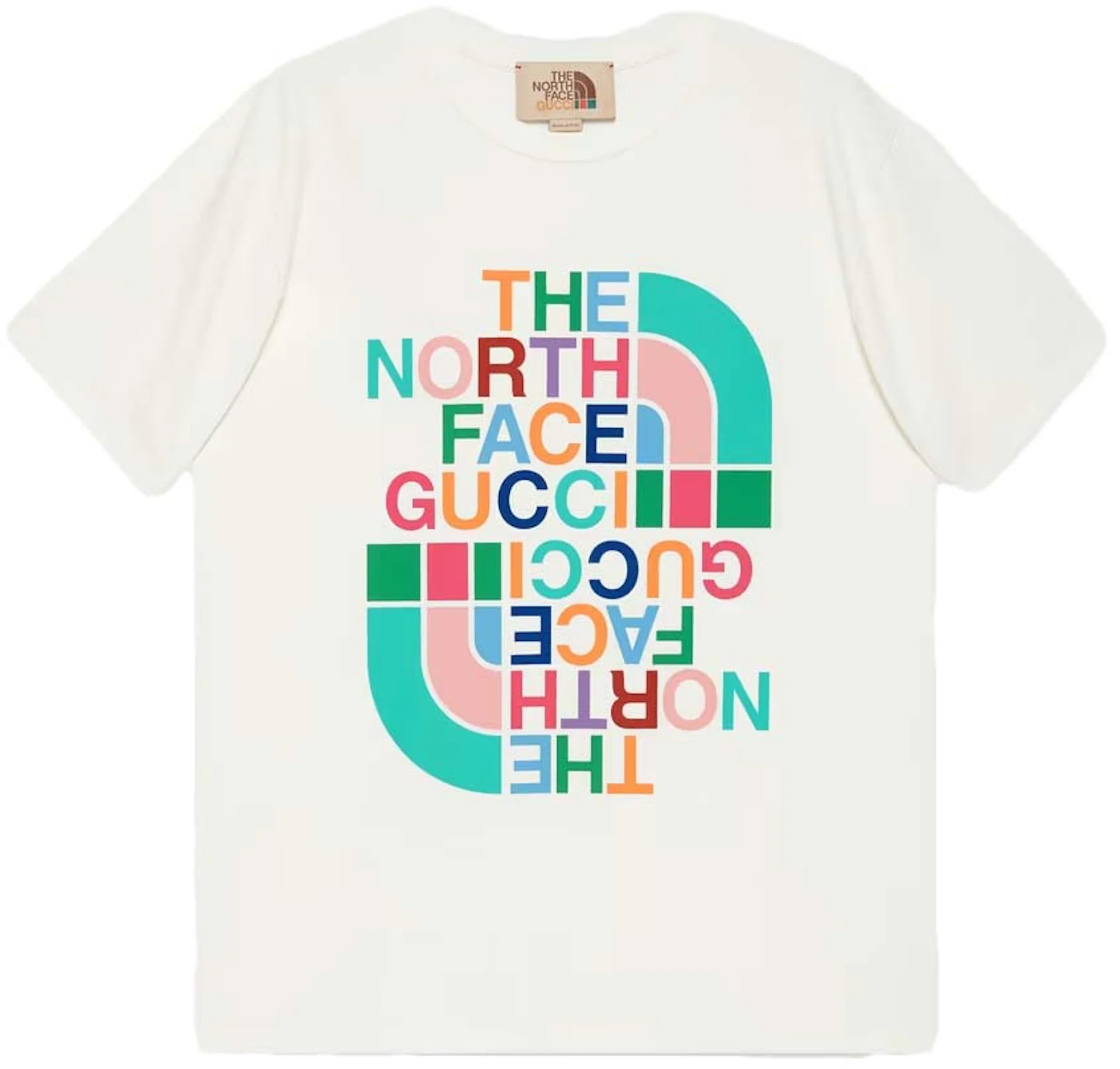 Gucci x The North Face Cotton T-shirt Black/White Men's - SS21 - US