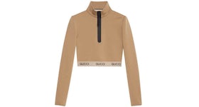 Gucci x The North Face Cropped Top Camel