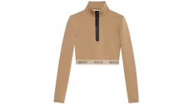 Gucci x The North Face Cropped Top Camel